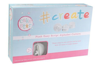 Lowercase Alphabet and symbols Set,Cake Star Push Easy Script Cutters,84865