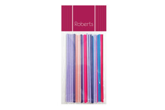 Mixed Colours Smooth LONG Lollypop Sticks,9007MIXED