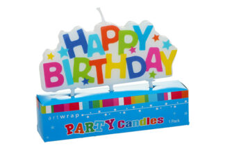 Bright Happy Birthday Candle,Multicolour Bright Happy Birthday Candle,E4005