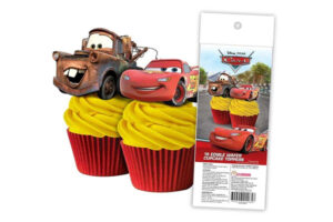DISNEY CARS EDIBLE WAFER CUPCAKE TOPPERS,WCC922657