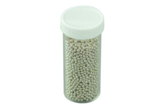 20G 2mm METALLIC SILVER EDIBLE CACHOUS ,CPMETSI-302