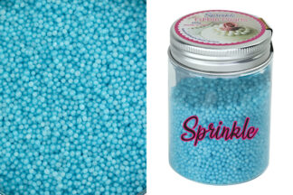 100G 2mm PEARLY LIGHT BLUE EDIBLE CACHOUS,CPPRLBL-202