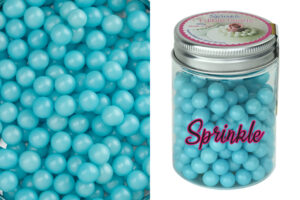 100G 8mm PEARLY LIGHT BLUE EDIBLE CACHOUS,CPPRLBL-208-1