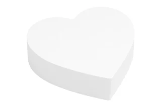 HEART SHAPED 12 - 3 HIGH Styrofoam Polystyrene Dummy,HTPDF-312