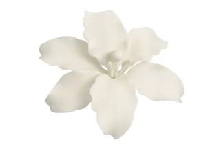 Single Stargazer Lily White SWEET SUGAR FLOWERS,SFLILYSTWH