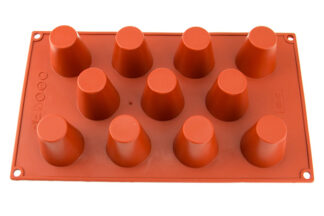 DARIOLE 11 CAVITY SILICONE CHOCOLATE,DARIOLE SILICONE CHOCOLATE MOLD,D-020-1