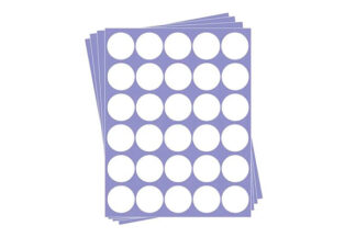 Edible Printing Frosting,Circles Frosting Sheets,FS15CIRC