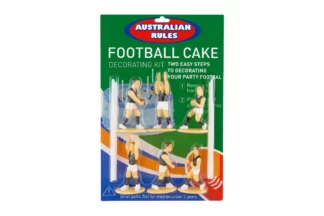 Black Colour Australian Rules Football Cake Decorating Kit,HC-FBK
