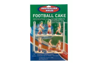 Red Colour Australian Rules Football Cake Decorating Kit,HC-FRE