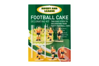 Orange Colour Rugby and League Football Cake Decorating Kit,HC-ROR