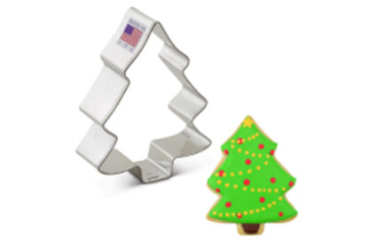 snow covered tree cookie cutter,christmas tree with snow,1152a