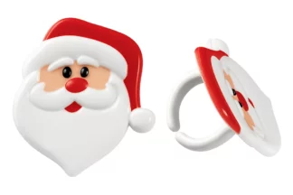 Santa Face Cupcake Rings Bakery Crafts,38823