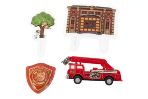 Fire Truck and Station DecoSet,15332