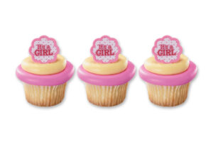 Its a Girl Cupcake Rings,17135