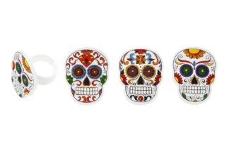 Skull Characters Cupcake Rings Bakery Crafts,18095