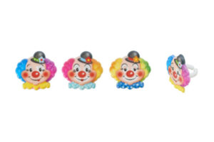Jolly Clowns Cupcake Rings,19318