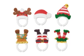 Feet and Hats Cupcake Ring,Whimsical Feet and Hats Cupcake Rings Bakery Crafts,21443