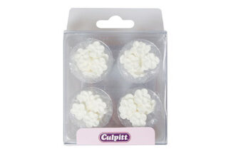White Mini Blossoms Sugar Pipings,240