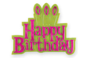 Green Happy Birthday Layon,5763-GR