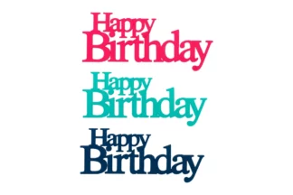 Classy Birthday Layon Bakery Crafts,7231