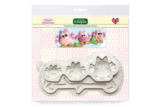 Owls Sugar Buttons Silicone Mould,CSB029