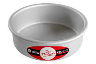 6 inch Round x 2 inch Deep Cake Pan,Round Cake Pan Solid Bottom,PRD-62