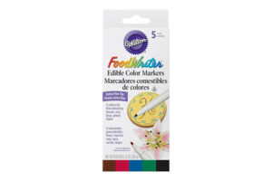 FoodWriter Extra-Fine Tip Edible Food Markers, 5-Color Pack,W609-105