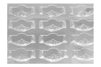 ROUNDED PLAQUE MOULD,ROUNDED PLAQUE CHOCOLATE CANDY MOULD,HA0293