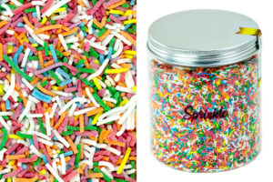 500g Rainbow Jimmies Sprinkles,UCG-JIM-006