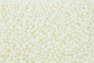 100G 2mm SHINY WHITE EDIBLE CACHOUS,CPSHWH-202