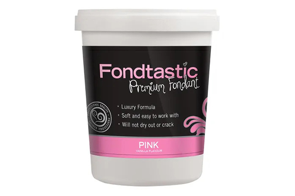 2lb 908gm pink fondtastic fondant,09fo299