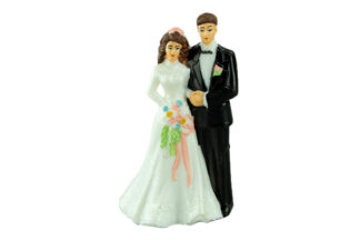 TRADITIONAL BRIDE and GROOM FIGURINE,HC-D10