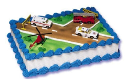 emergency vehicles cake topper set,cx-201c
