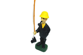 FISHERMAN WITH GREETING PIPE AND BOOT,FISHERMAN WITH GREETING PIPE AND BOOT,HC-FSM-1