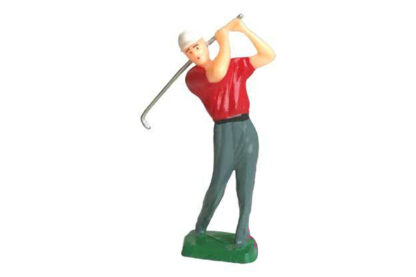 golfer plastic,golfer decoset hand painted plastic,hc-gm