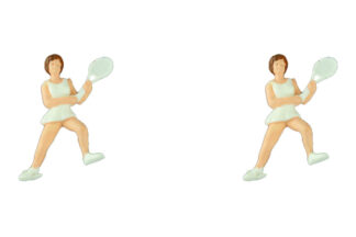 Tennis Female,2 PIECES FEMALE TENNIS PLAYERS,HC-TL2