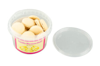 STRAWBERRY COLOURED MACARON SHELLS,SHELL-VAN