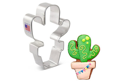potted cactus cookie cutter,8176a