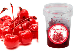 MARASCHINO CHERRIES WITH STEMS,POS-3470-1