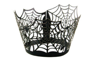 Spider Web Cupcake Wraps,spider-wed-cake-wrapers-cake-decorating-tools-pack-of-12-Copy