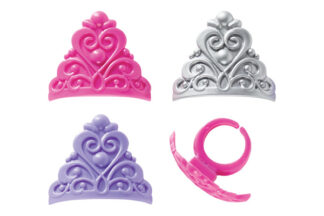 Queen Crowns Cupcake Rings Decopac,13180-1