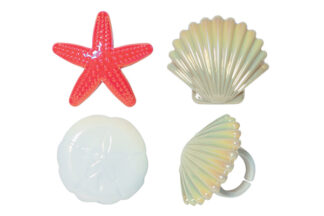 Sea Shell Cupcake Rings Decopac,14177