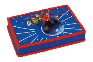 Superman Flying Decoset Bakery Crafts,AA4881