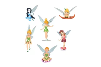 TINKERBELL FAIRIES DECOSET - 6PCS,DECO-TB06