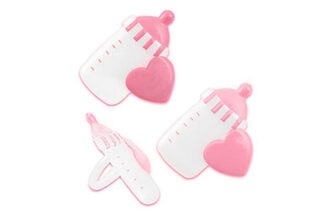 Pink Baby Bottle Cupcake Rings,FA0206