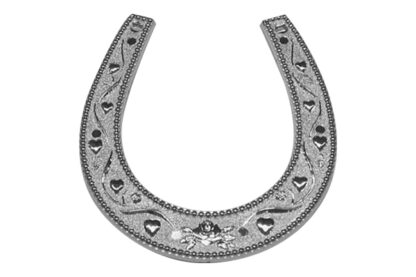 90mm silver horseshoe,hs-90s