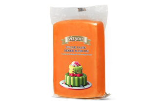 1kg Orange Fondant Vizyon,Vizyon Orange Fondant 1kg,V-FND-ORG-1