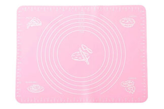 Pink FLEXIBLE NON SLIP SILICONE,PINK SILICONE ROLLING MAT,UCG-009-182