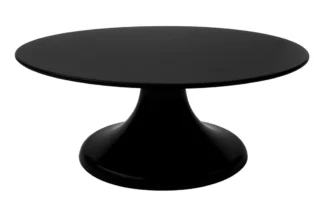 Black Melamine Turntable Iconic Cake Art,TRNMELBK-020