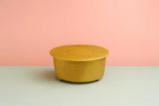 ROUND GOLD 16 HAND CRAFTED PLATEAU STYLE CAKE STAND,PLSTND-G16